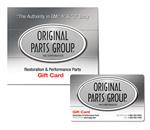 Photo represents subcategory: Gift Card